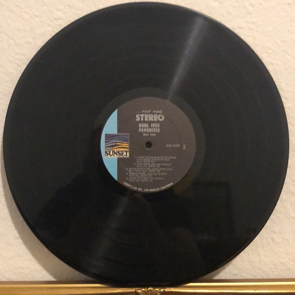 Burl Ives Favorites Vinyl Album